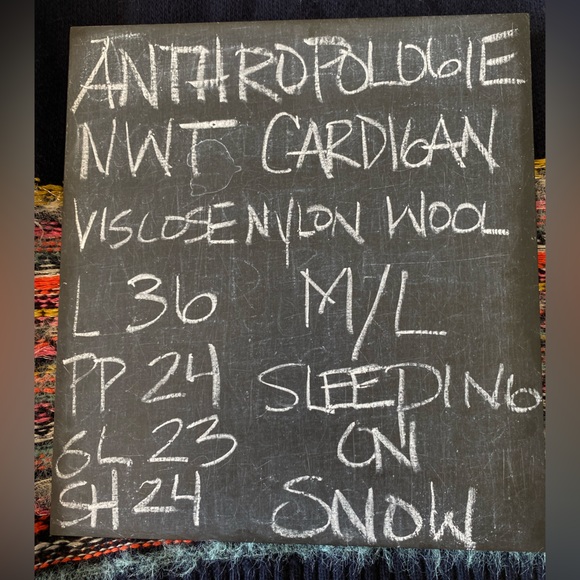 Anthropologie Sleeping On Snow Kimono Cardigan - Picture 7 of 16